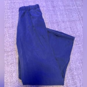 anastasia brandy melville wide leg sweatpants in navy